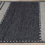 Conceptum Alfombra de Algodón 100% 80 x 50 cm Blanco, Gris y Negro